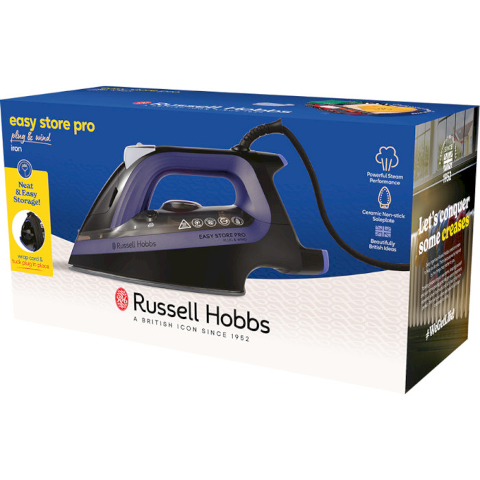 Праска RUSSELL HOBBS Easy Store Pro Black/Blue (26731-56)