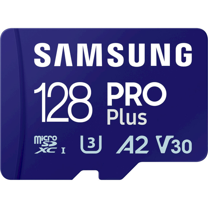 Карта памяти SAMSUNG microSDXC Pro Plus 128GB UHS-I U3 V30 A2 Class 10 (MB-MD128SB/WW)