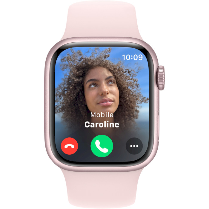 Смарт-часы APPLE Watch Series 9 GPS 45mm Pink Aluminum Case with Light Pink Sport Band M/L (MR9H3QP/A)