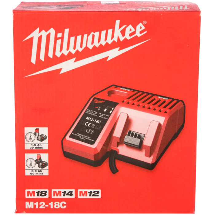 Зарядное устройство 2-слотовое MILWAUKEE M12-18 C (4932352959)