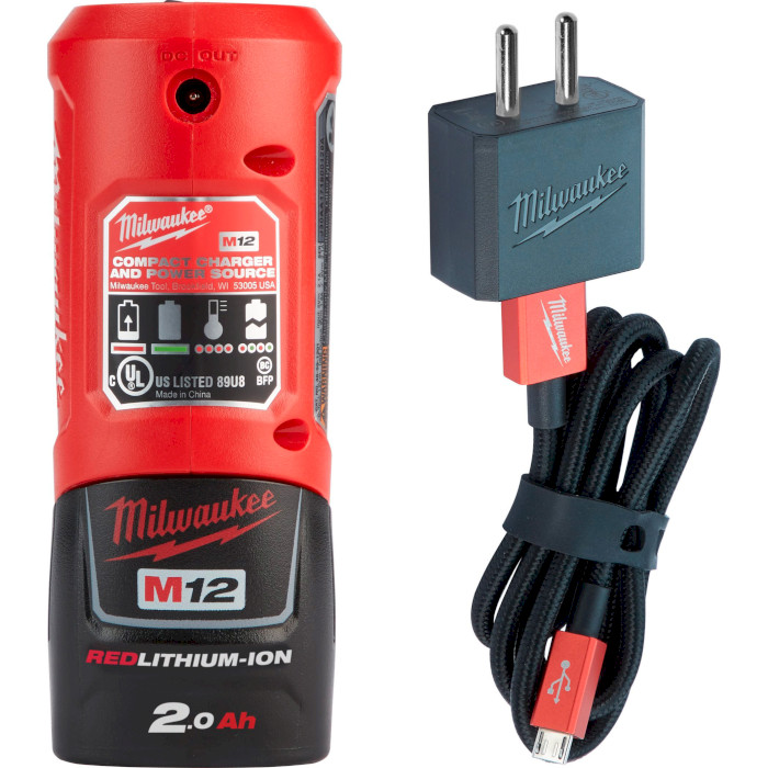 Зарядное устройство MILWAUKEE M12 TC (4932459450)