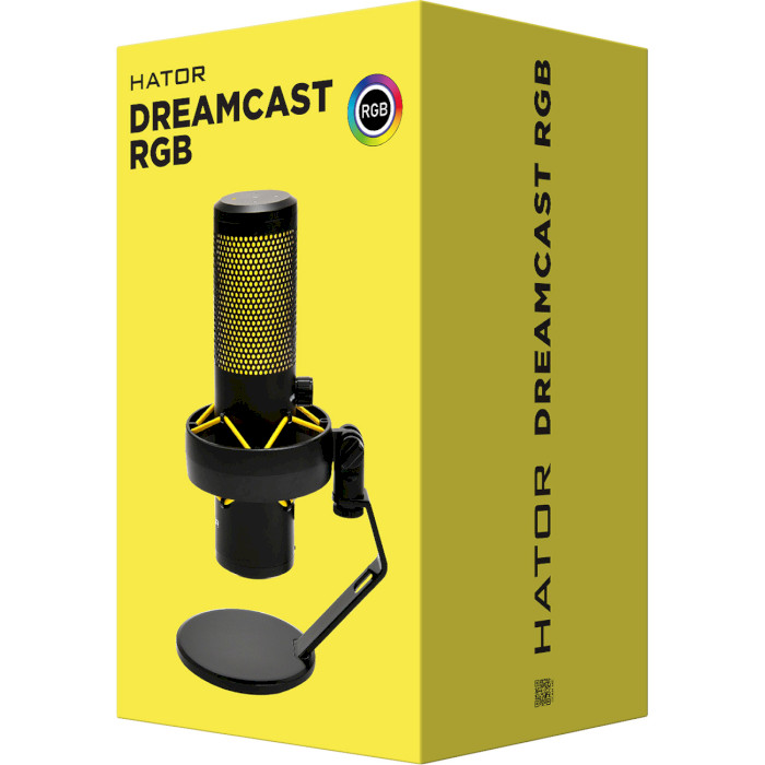 Мікрофон для стримінгу/подкастів HATOR Dreamcast RGB