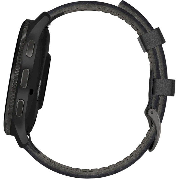 Смарт-часы GARMIN Venu 3 45mm Slate Stainless Steel Bezel with Black Case and Black Leather Band (010-02784-52)