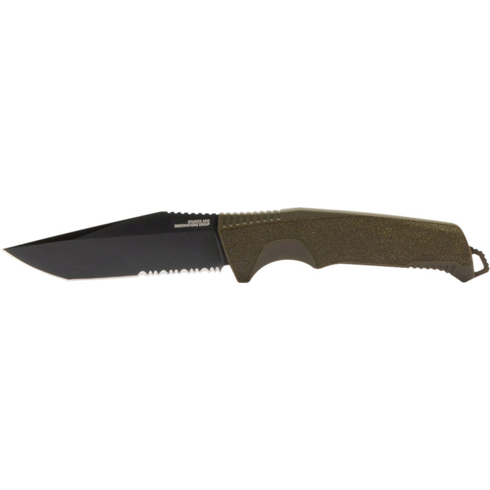 Ніж SOG Trident FX Partially Serrated OD Green (17-12-04-57)