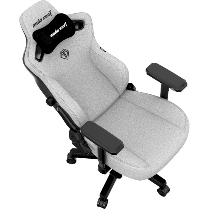 Крісло геймерське ANDA SEAT Kaiser 3 L Gray Fabric