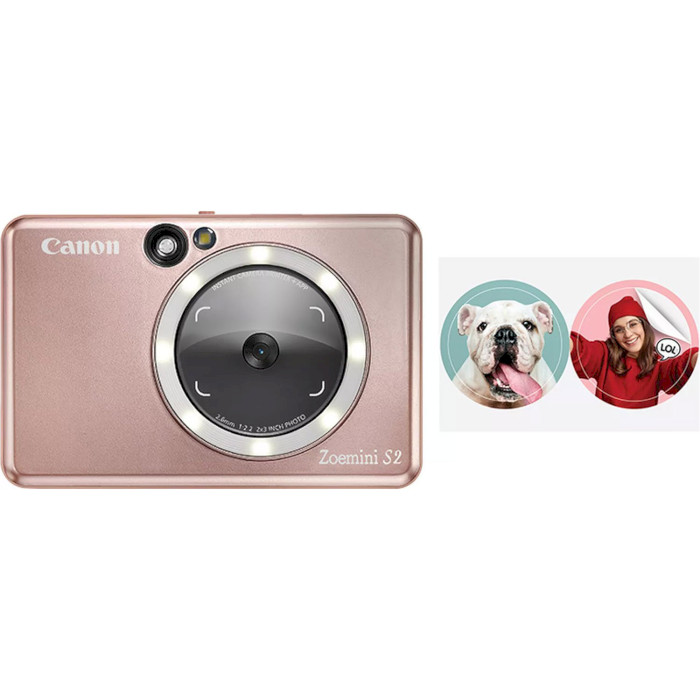 Камера моментальной печати CANON Zoemini S2 Rose Gold (4519C006)