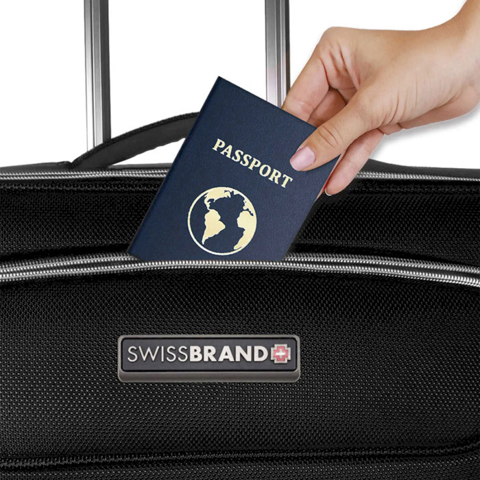 Валіза SWISSBRAND Austria S Black 34л