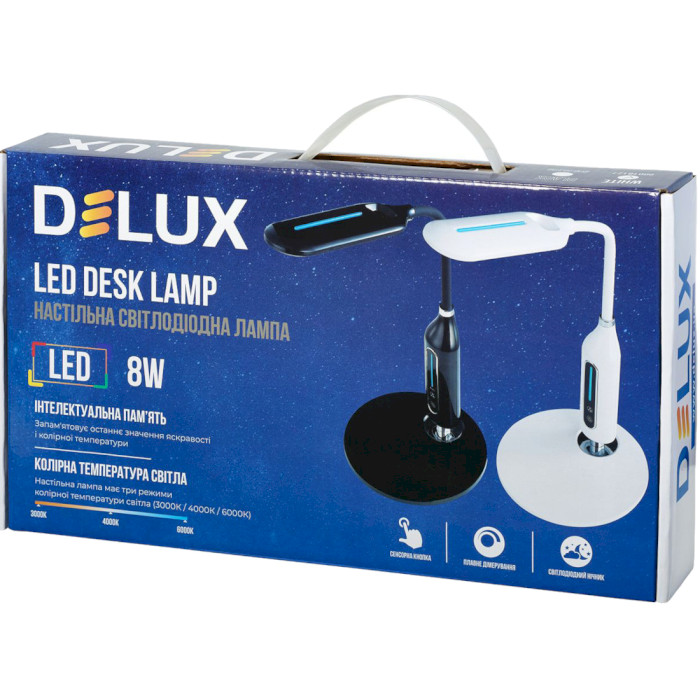 Лампа настольная DELUX TF-510 Black