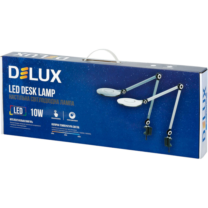 Лампа-лупа DELUX TF-530 Silver