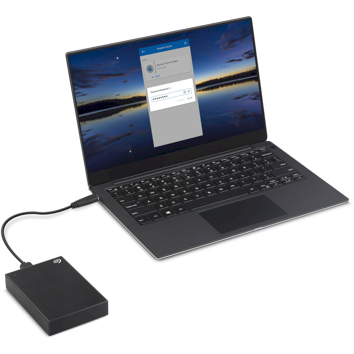 Портативний жорсткий диск SEAGATE One Touch with Password 5TB USB3.0 Black (STKZ5000400)
