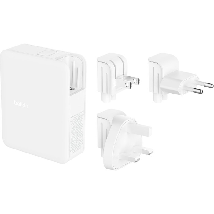 Зарядний пристрій BELKIN Boost Up Charge Pro GaN 4-Ports Charger 140W White (WCH014BTWH)