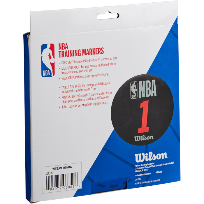 Фишки-маркеры тренировочные WILSON NBA DRV Training Markers (WTBA9001NBA)