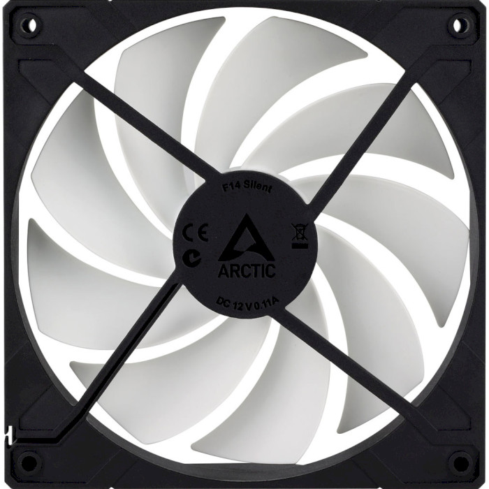 Вентилятор ARCTIC F14 Silent Black/White (ACFAN00076A)