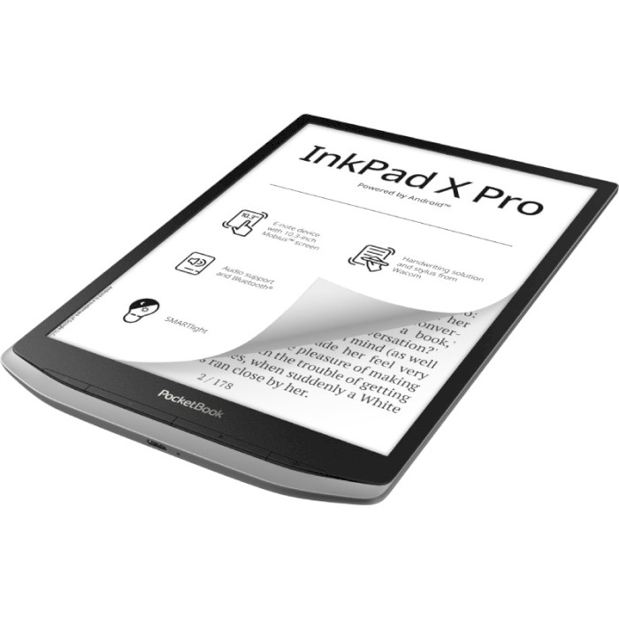 Електронна книга POCKETBOOK InkPad X Pro Mist Gray (PB1040D-M-WW)