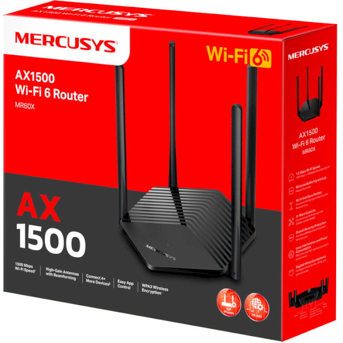Wi-Fi роутер MERCUSYS MR60X