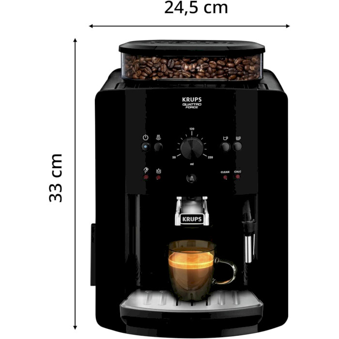 Кавомашина KRUPS Essential Espresso Black (EA810870)