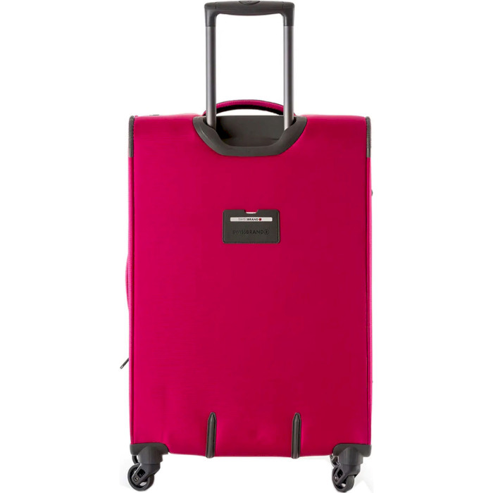 Валіза SWISSBRAND Silkeborg M Fuchsia/Light Gray 75л