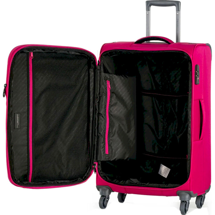 Валіза SWISSBRAND Silkeborg M Fuchsia/Light Gray 75л