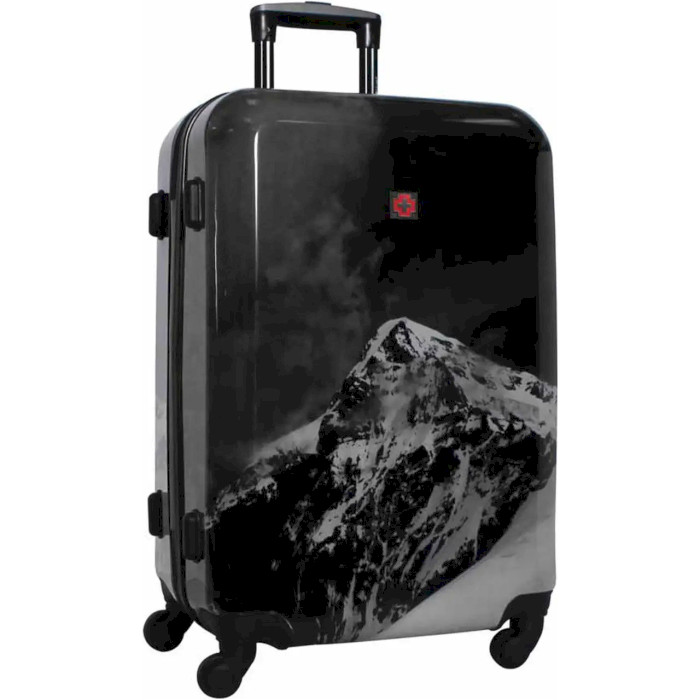 Чемодан SWISSBRAND Verbier M Black 67л