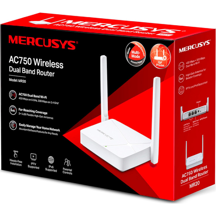 Wi-Fi роутер MERCUSYS MR20