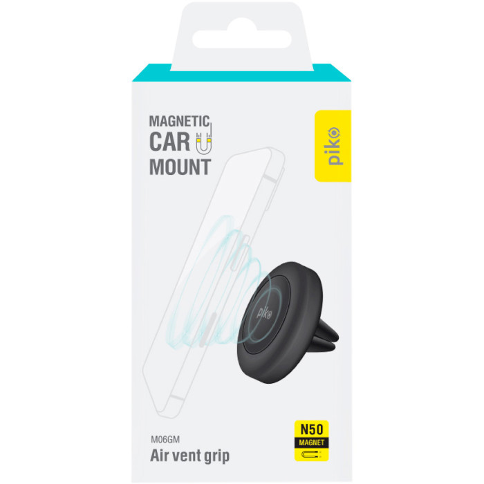 Автодержатель для смартфона PIKO M06GM Magnetic Car Mount Black