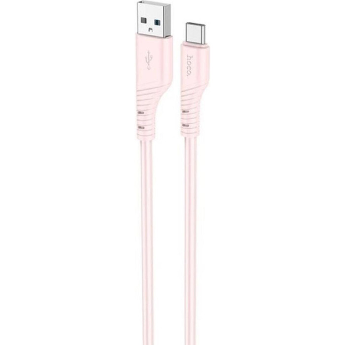 Кабель HOCO X97 Crystal Color USB-A to Type-C 1м Light Pink