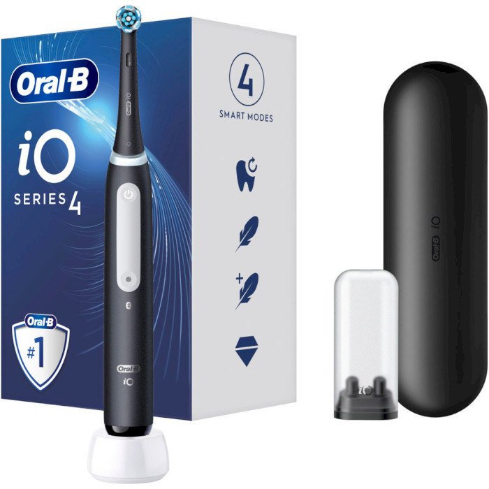Електрична зубна щітка BRAUN ORAL-B iO Series 4N iOG4.1B6.2DK Matt Black