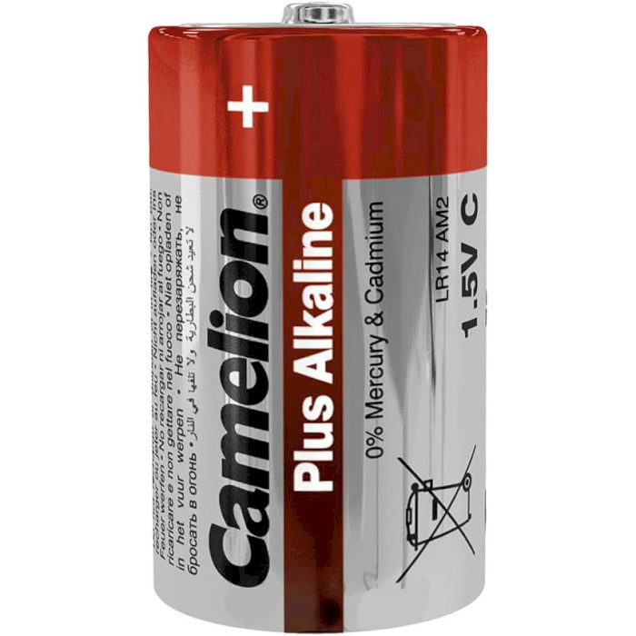 Батарейка CAMELION Plus Alkaline C 2шт/уп (11100214)
