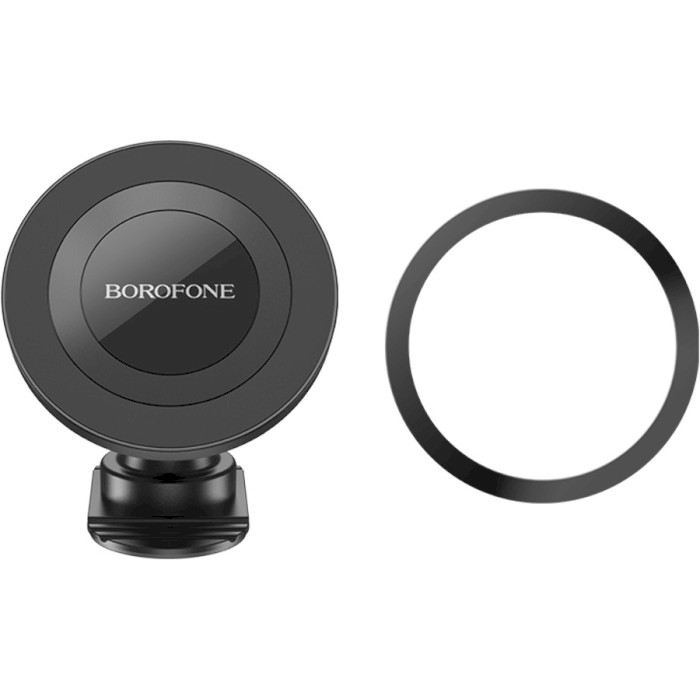 Автотримач для смартфона BOROFONE BH91 Ring Magnetic Black