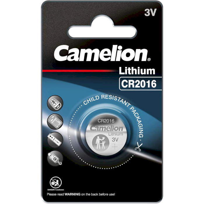 Батарейка CAMELION Lithium CR2016 (13001016)