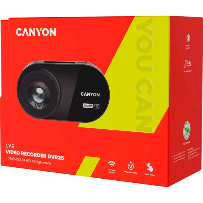 Автомобильный видеорегистратор CANYON DVR25