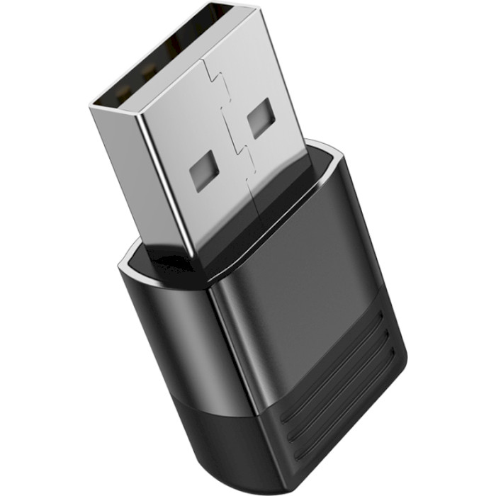 Адаптер OTG BOROFONE BV18 USB 2.0 AM to Type-CF Black