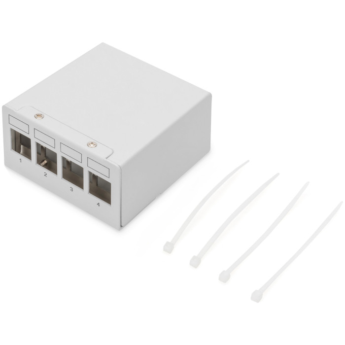 Патч-панель DIGITUS Desktop Modular Patch Panel 10" 4-port STP в сборе (DN-93714)