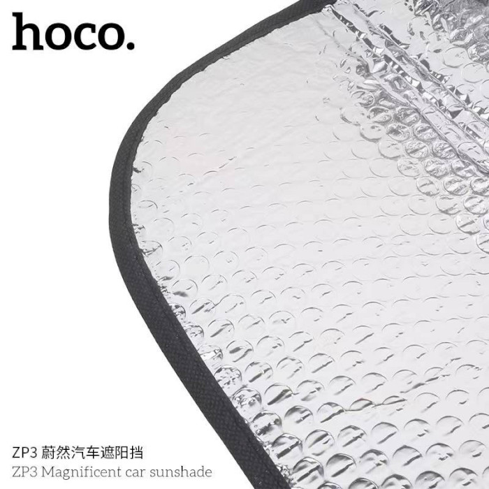 Автомобильная солнцезащитная шторка HOCO ZP3 Magnificent Car Sunshade Silver