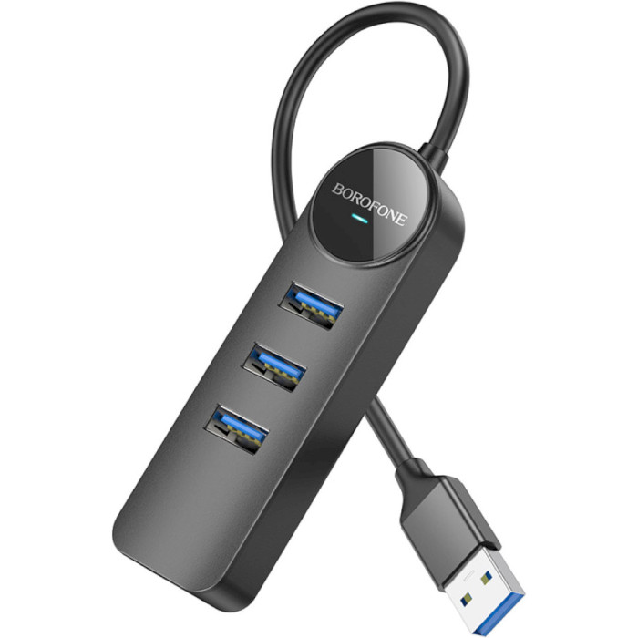 USB-хаб BOROFONE DH5 Erudite USB-A to 4xUSB3.0 (0.2m)