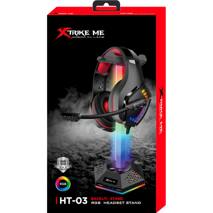 Подставка для наушников с USB-хабом XTRIKE ME HT-03