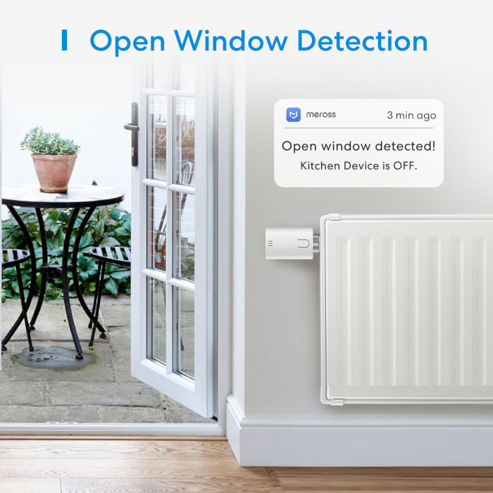 Умный терморегулятор для радиаторов отопления MEROSS Smart Thermostat Valve (MTS150HK-EU)