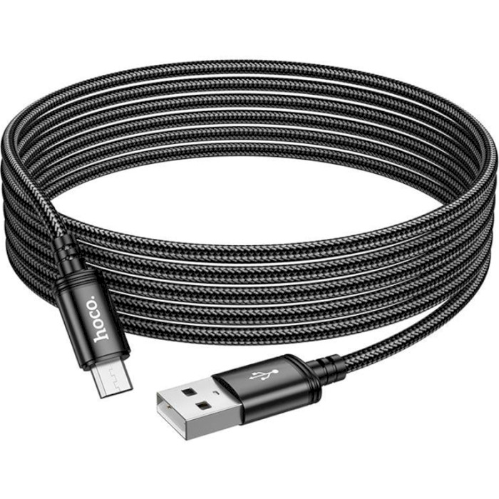 Кабель HOCO X91 Radiance USB-A to Micro-USB 3м Black