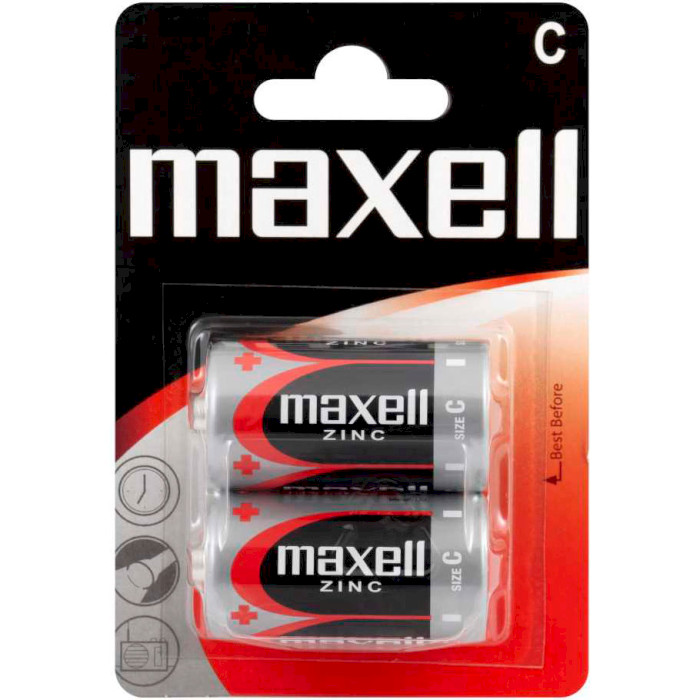 Батарейка MAXELL Zinc C 2шт/уп (774403.04.EU)