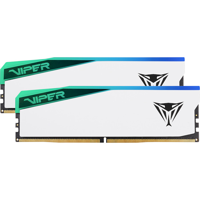 Модуль пам'яті PATRIOT Viper Elite 5 RGB DDR5 6200MHz 32GB Kit 2x16GB (PVER532G62C42KW)