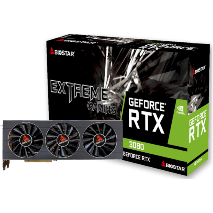 Відеокарта BIOSTAR GeForce RTX 3080 10GB GDDR6X (VN3806RMT3)