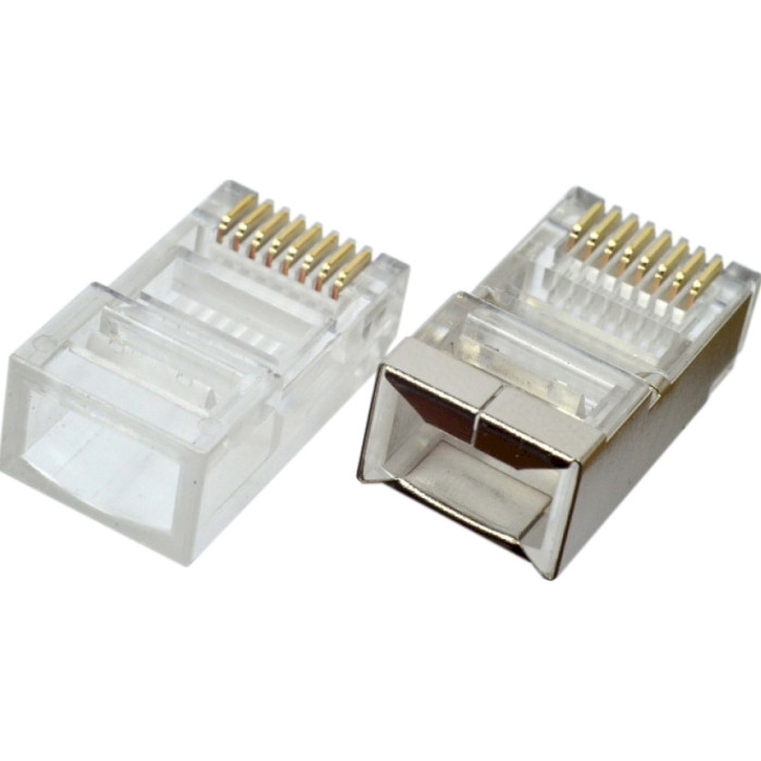 Конектор KINGDA RJ-45 STP Cat.5e 100шт/уп (KD-PG8015-C6)