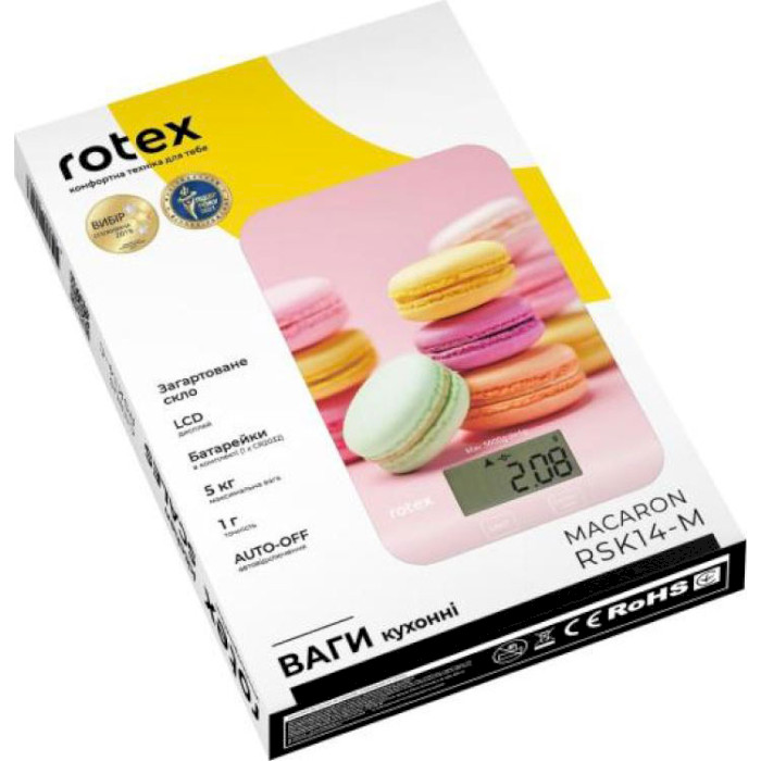 Кухонні ваги ROTEX RSK14-M Macaron