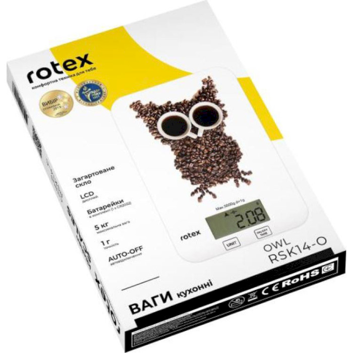 Кухонні ваги ROTEX RSK14-O Owl