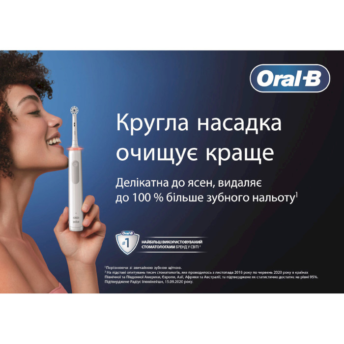 Електрична зубна щітка BRAUN ORAL-B Pro 1 D305.513.3 Caribbean Blue (80713549)