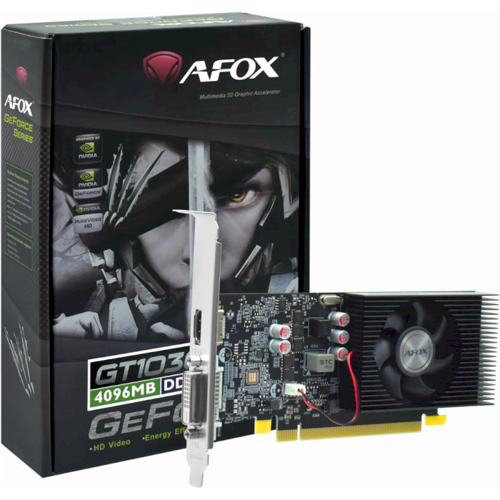 Відеокарта AFOX GeForce GT 1030 4GB GDDR4 (AF1030-4096D4L5)