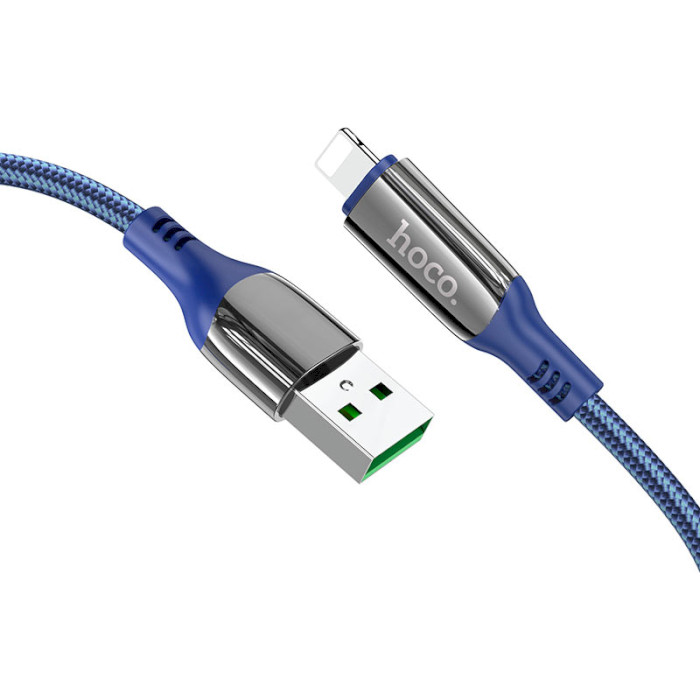 Кабель HOCO S51 Extreme USB-A to Lightning 1.2м Blue