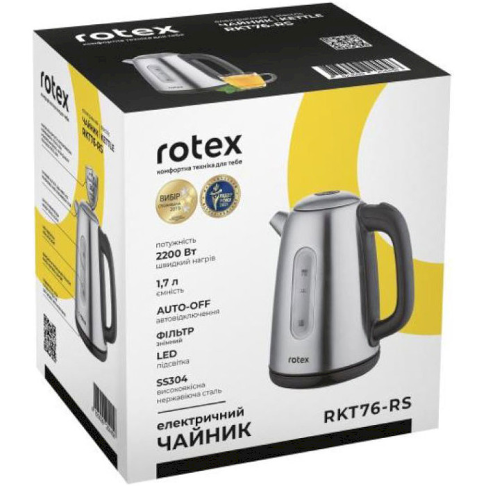 Электрочайник ROTEX RKT76-RS