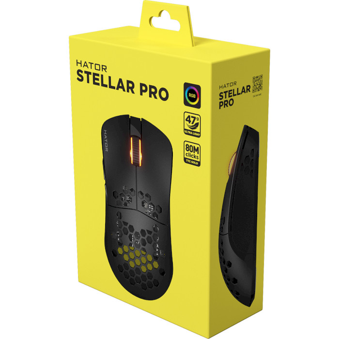 Миша ігрова HATOR Stellar Pro Black (HTM-540)