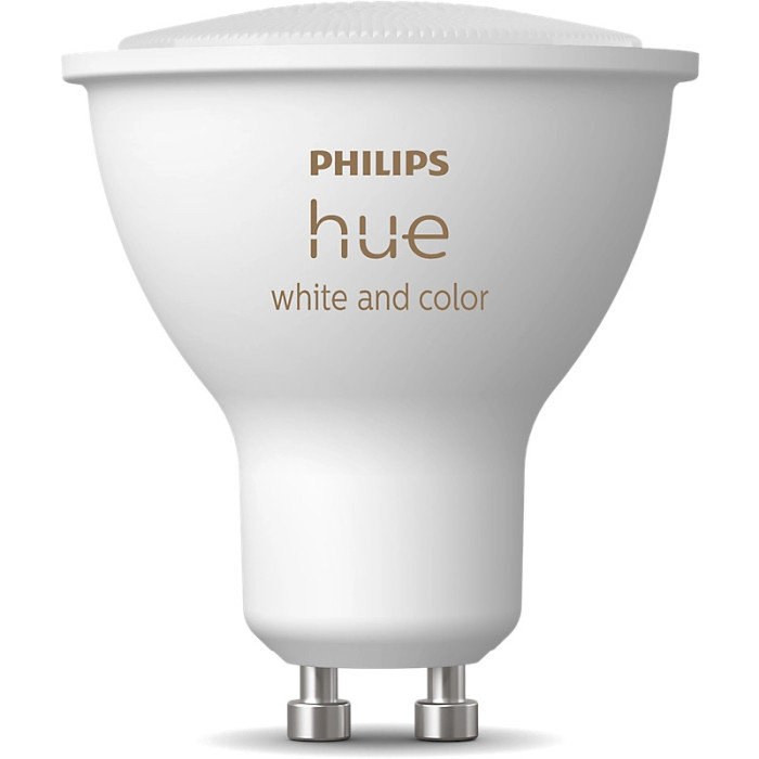 Розумна лампа PHILIPS HUE White and Color Ambiance GU10 5.7W 2000-6500K (929001953111)